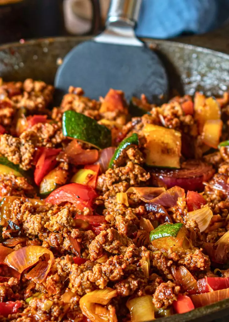 Ground Turkey and Zucchini Skillet Recipe