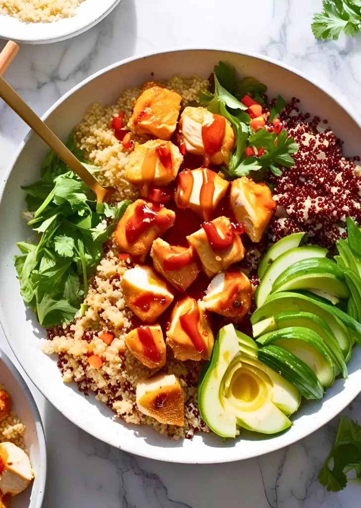 Hot Honey Chicken Bowls Recipe